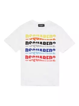 Dsquared2 футболка с логотипом, белый