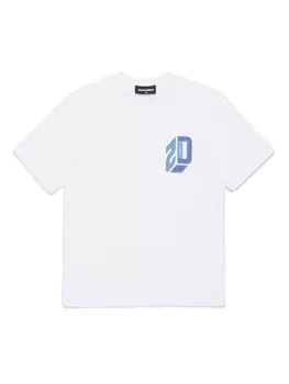 Dsquared2 футболка с логотипом, белый