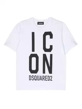Dsquared2 футболка с логотипом, белый