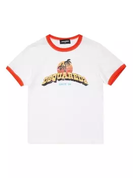 Dsquared2 футболка с логотипом, белый
