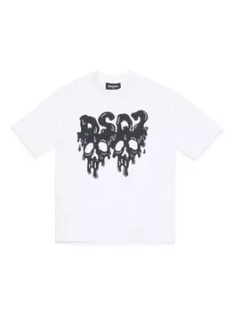 Dsquared2 футболка с логотипом, белый