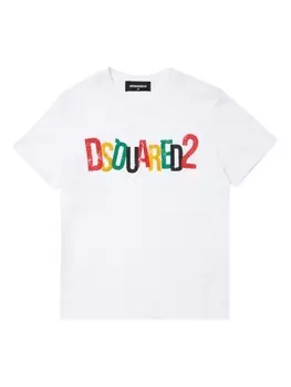 Dsquared2 футболка с логотипом, белый