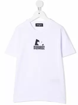 Dsquared2 футболка с логотипом, белый