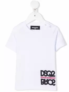 Dsquared2 футболка с логотипом, белый