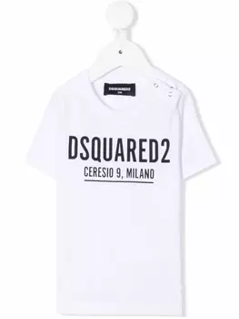 Dsquared2 футболка с логотипом, белый