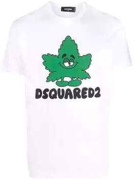 Dsquared2 футболка с логотипом, белый
