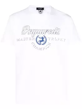Dsquared2 футболка с логотипом, белый