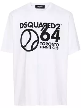 Dsquared2 футболка с логотипом, белый