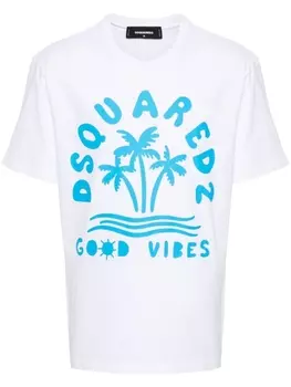 Dsquared2 футболка с логотипом, белый