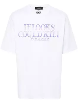 Dsquared2 футболка с логотипом, белый