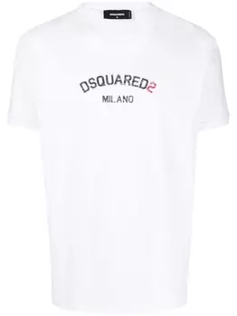 Dsquared2 футболка с логотипом, белый