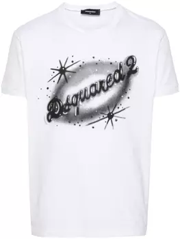 Dsquared2 футболка с логотипом, белый