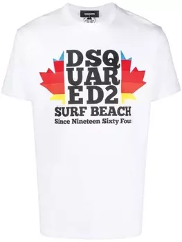 Dsquared2 футболка с логотипом, белый
