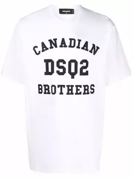 Dsquared2 футболка с логотипом, белый