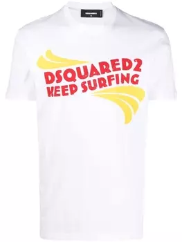 Dsquared2 футболка с логотипом, белый