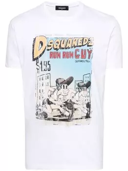 Dsquared2 футболка с логотипом, белый