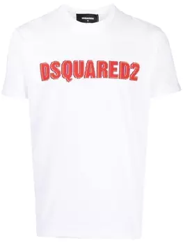Dsquared2 футболка с логотипом, белый