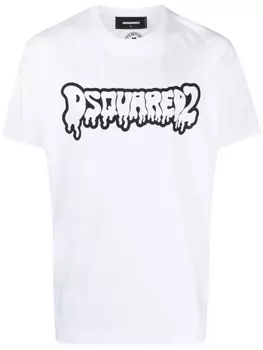 Dsquared2 футболка с логотипом, белый
