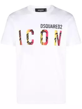 Dsquared2 футболка с логотипом, белый
