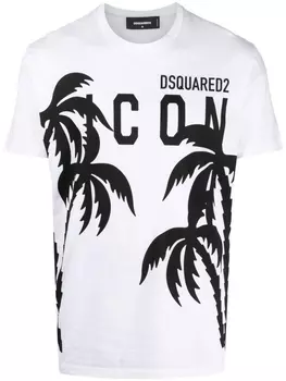 Dsquared2 футболка с логотипом, белый