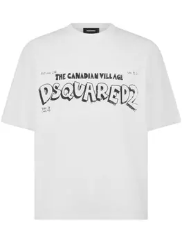 Dsquared2 футболка с логотипом, белый