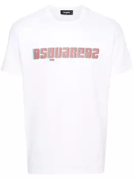 Dsquared2 футболка с логотипом, белый