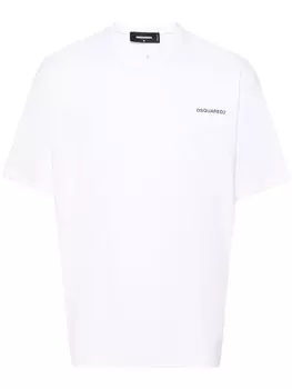 Dsquared2 футболка с логотипом, белый