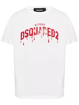Dsquared2 футболка с логотипом, белый