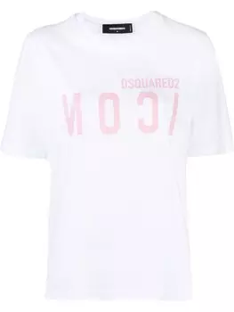 DSQUARED2 футболка с логотипом, белый