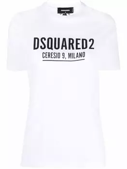 DSQUARED2 футболка с логотипом, белый