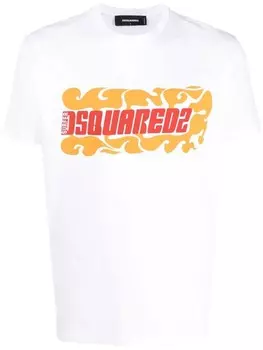 DSQUARED2 футболка с логотипом, белый