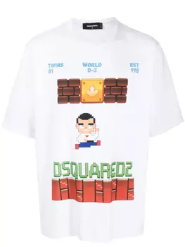 DSQUARED2 футболка с логотипом, белый