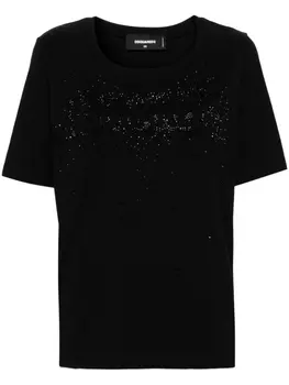 Dsquared2 футболка с логотипом, черный