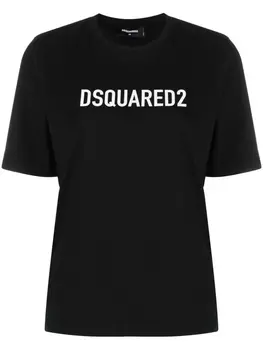 Dsquared2 футболка с логотипом, черный