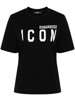 Dsquared2 футболка с логотипом, черный
