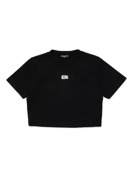 Dsquared2 футболка с логотипом, черный
