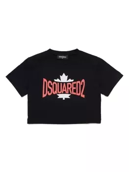 Dsquared2 футболка с логотипом, черный