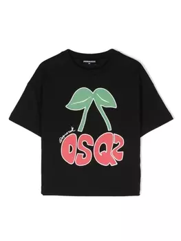 Dsquared2 футболка с логотипом, черный