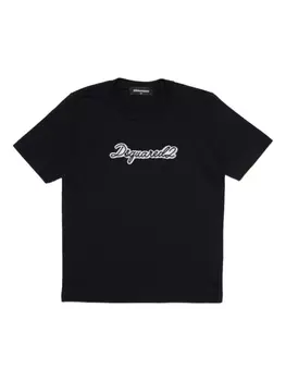 Dsquared2 футболка с логотипом, черный