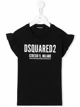 Dsquared2 футболка с логотипом, черный