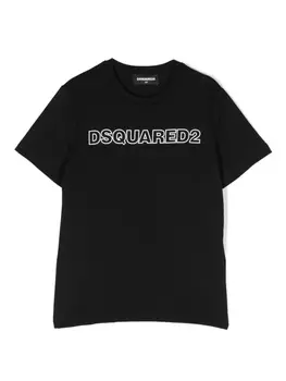 Dsquared2 футболка с логотипом, черный