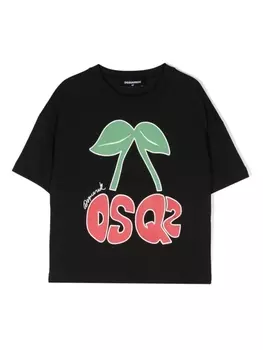 Dsquared2 футболка с логотипом, черный