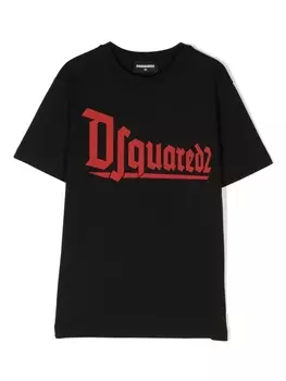 Dsquared2 футболка с логотипом, черный