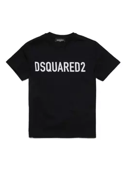 Dsquared2 футболка с логотипом, черный