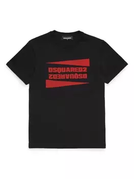 Dsquared2 футболка с логотипом, черный