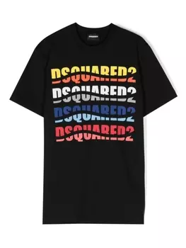 Dsquared2 футболка с логотипом, черный