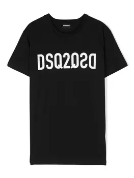 Dsquared2 футболка с логотипом, черный