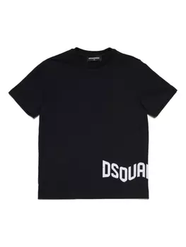 Dsquared2 футболка с логотипом, черный