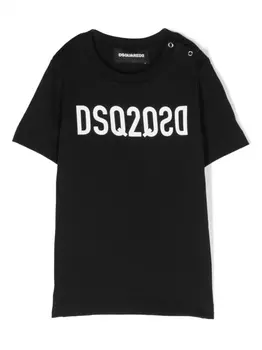 Dsquared2 футболка с логотипом, черный