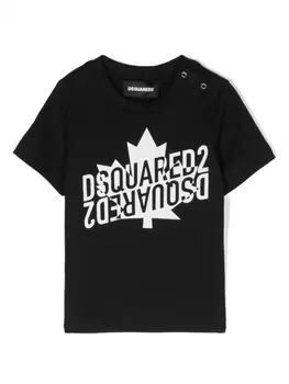 Dsquared2 футболка с логотипом, черный